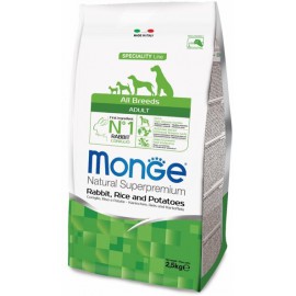 Monge Dog Speciality Корм для собак всех пород кролик с рисом и картофелем 